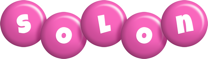 Solon candy-pink logo