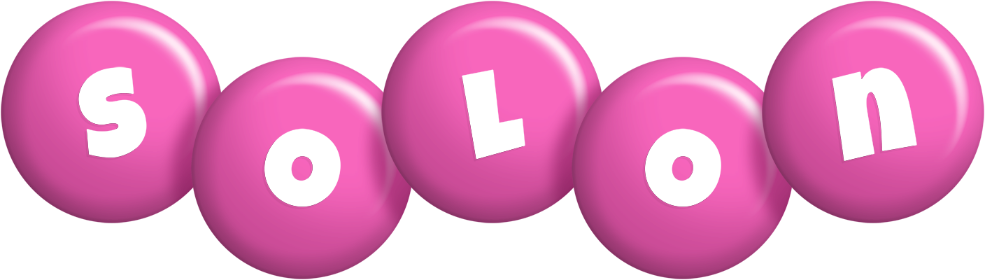 Solon candy-pink logo