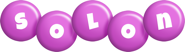 Solon candy-purple logo