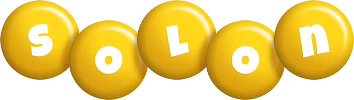 Solon candy-yellow logo