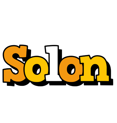 Solon cartoon logo