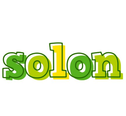Solon juice logo