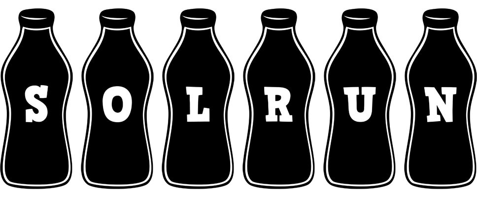 Solrun bottle logo