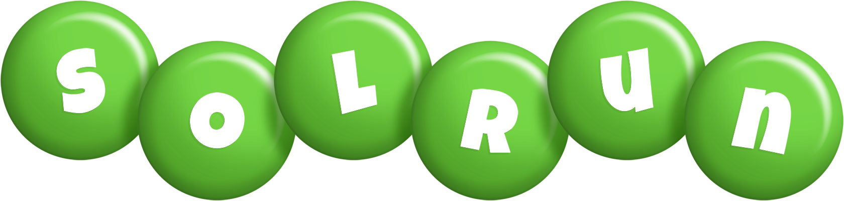 Solrun candy-green logo