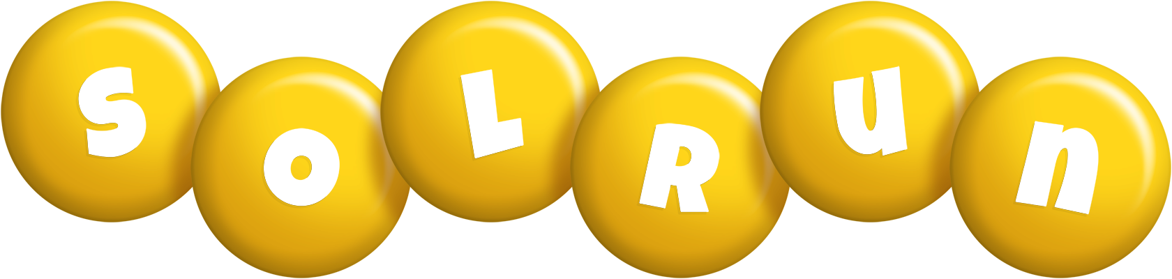 Solrun candy-yellow logo