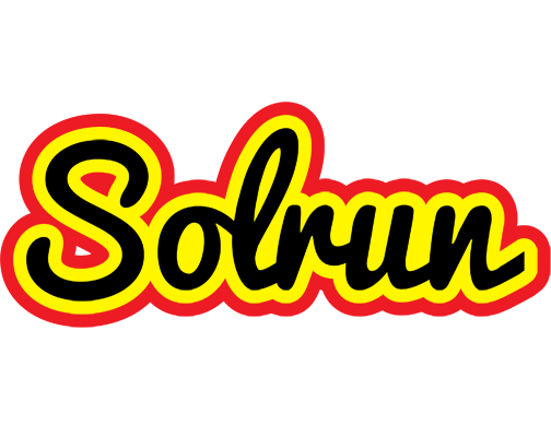 Solrun flaming logo
