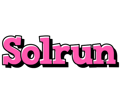 Solrun girlish logo