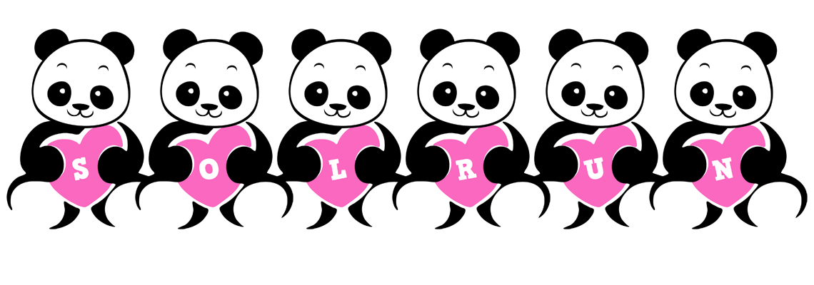 Solrun love-panda logo