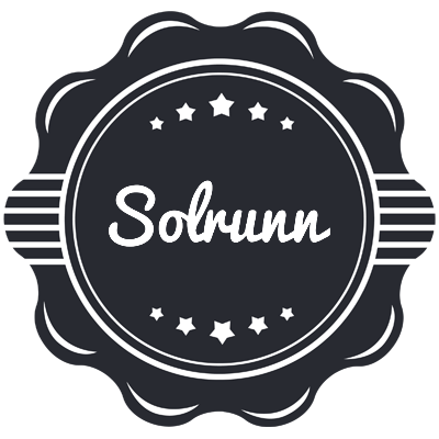 Solrunn badge logo