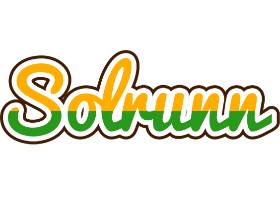 Solrunn banana logo