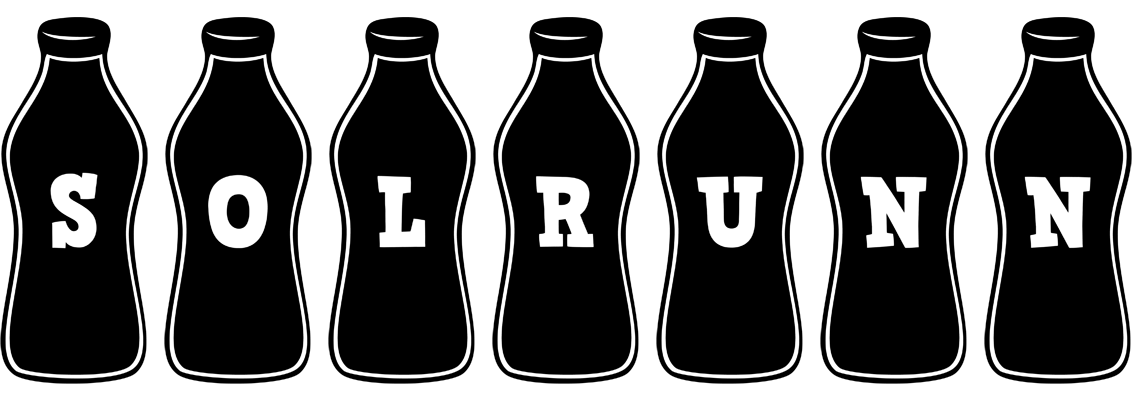 Solrunn bottle logo