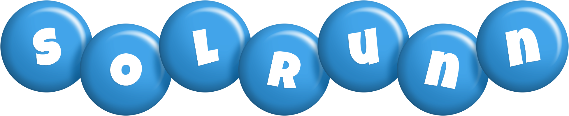 Solrunn candy-blue logo