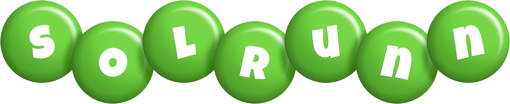 Solrunn candy-green logo
