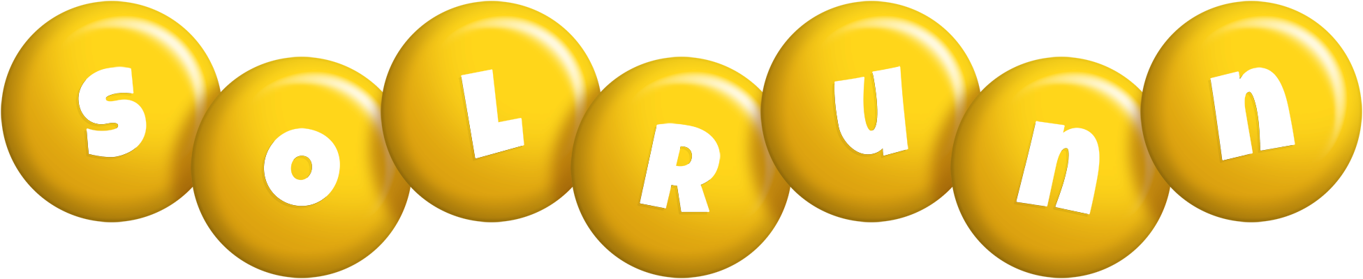 Solrunn candy-yellow logo
