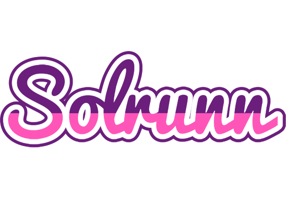 Solrunn cheerful logo