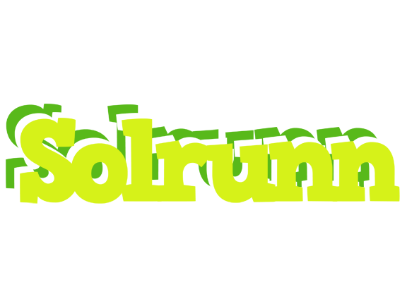 Solrunn citrus logo