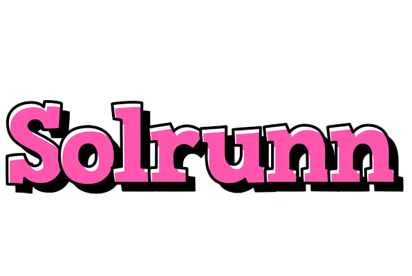 Solrunn girlish logo