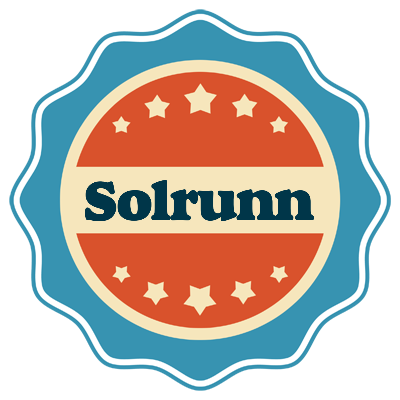 Solrunn labels logo