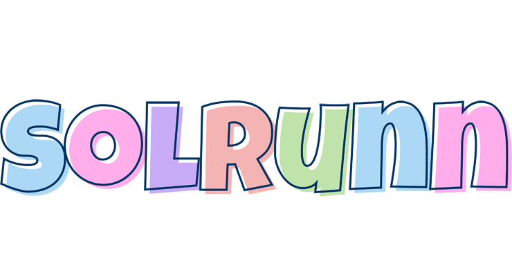 Solrunn pastel logo