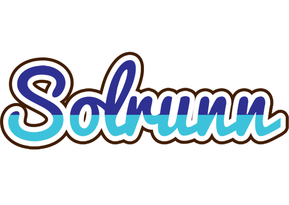 Solrunn raining logo