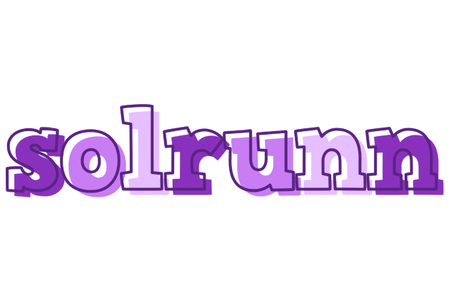 Solrunn sensual logo