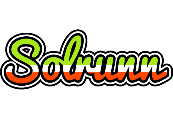 Solrunn superfun logo