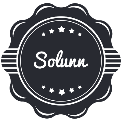 Solunn badge logo