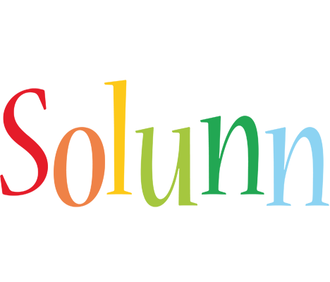 Solunn birthday logo