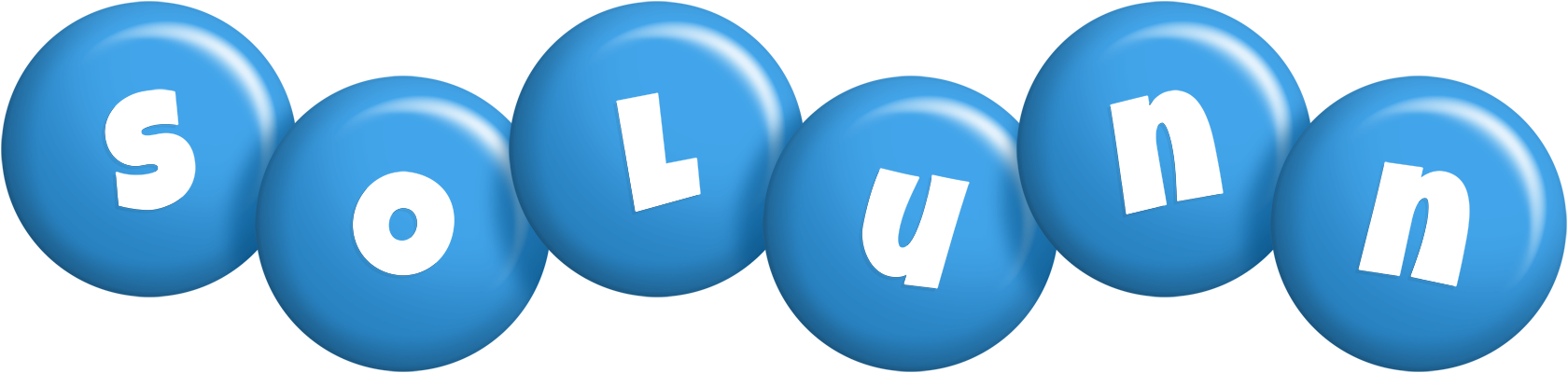 Solunn candy-blue logo