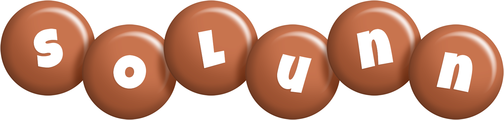 Solunn candy-brown logo