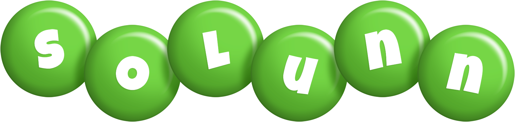 Solunn candy-green logo
