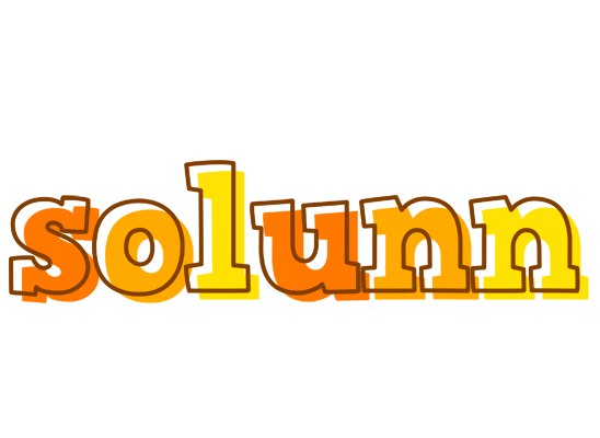 Solunn desert logo
