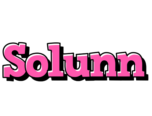 Solunn girlish logo