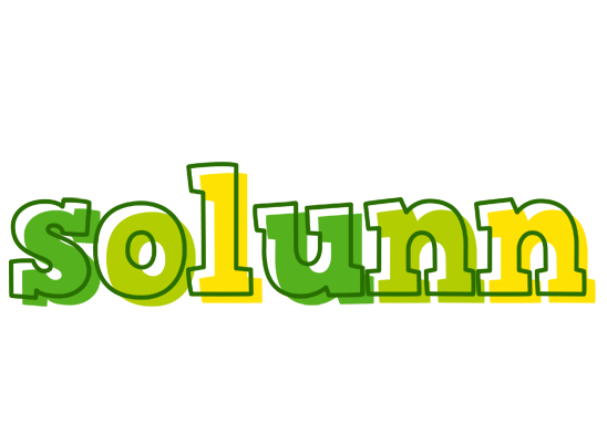 Solunn juice logo
