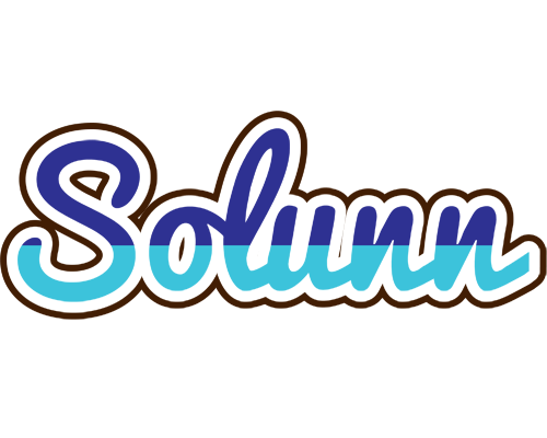 Solunn raining logo