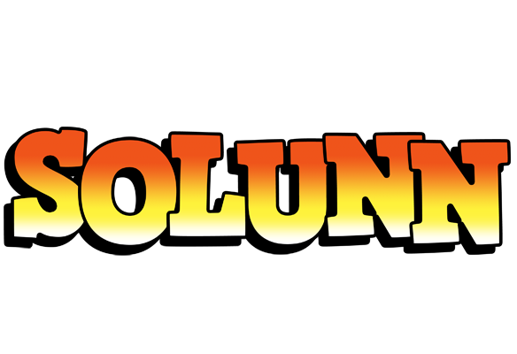 Solunn sunset logo