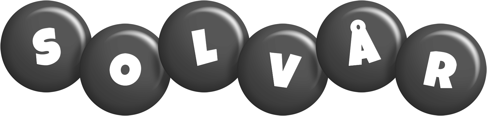 Solvår candy-black logo