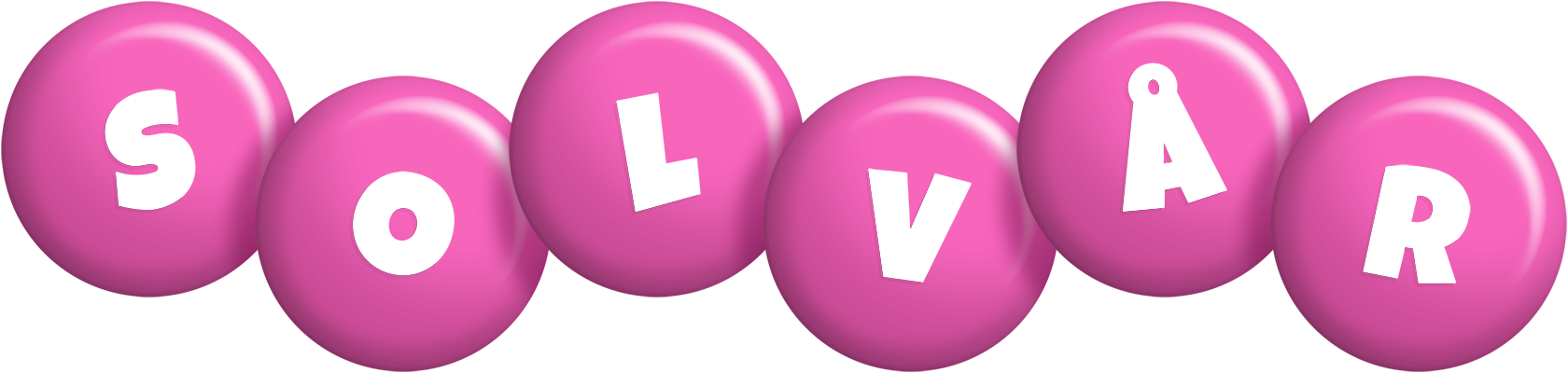 Solvår candy-pink logo
