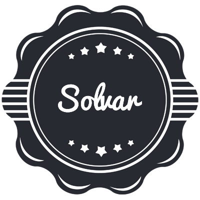 Solvar badge logo