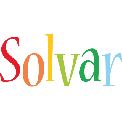 Solvar birthday logo
