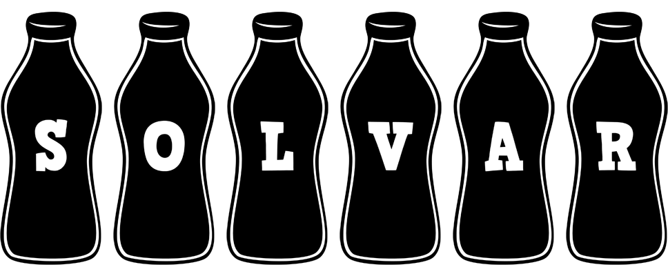 Solvar bottle logo