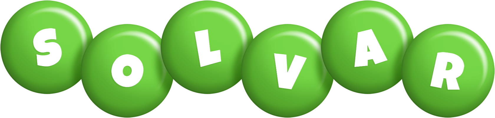 Solvar candy-green logo
