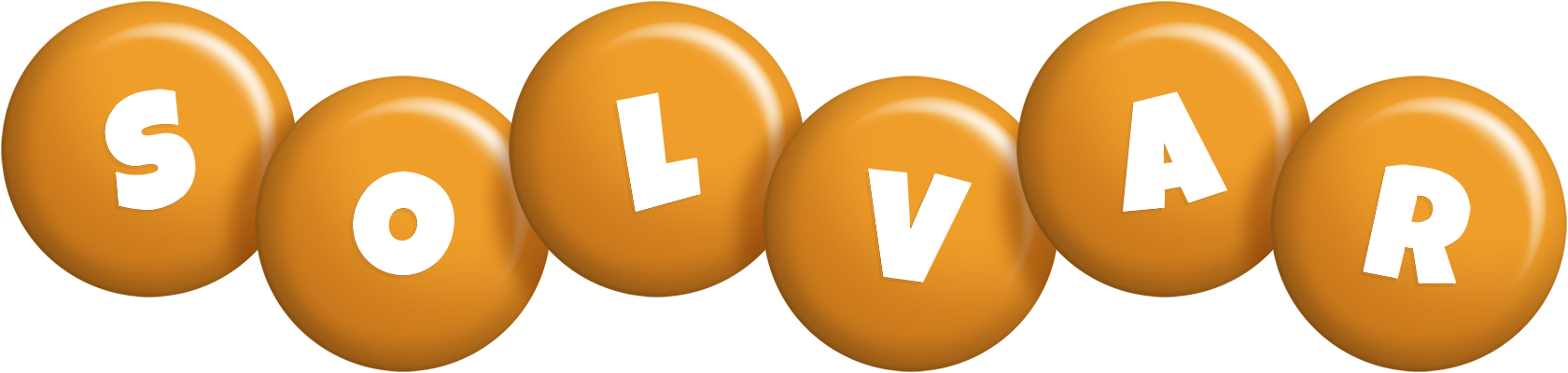 Solvar candy-orange logo