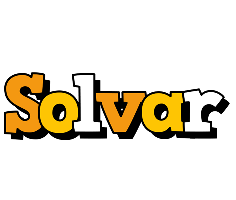 Solvar cartoon logo