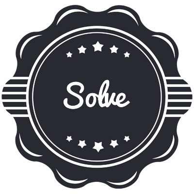 Solve badge logo