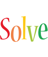 Solve birthday logo