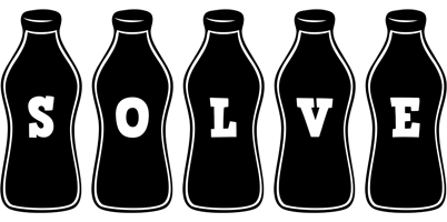 Solve bottle logo