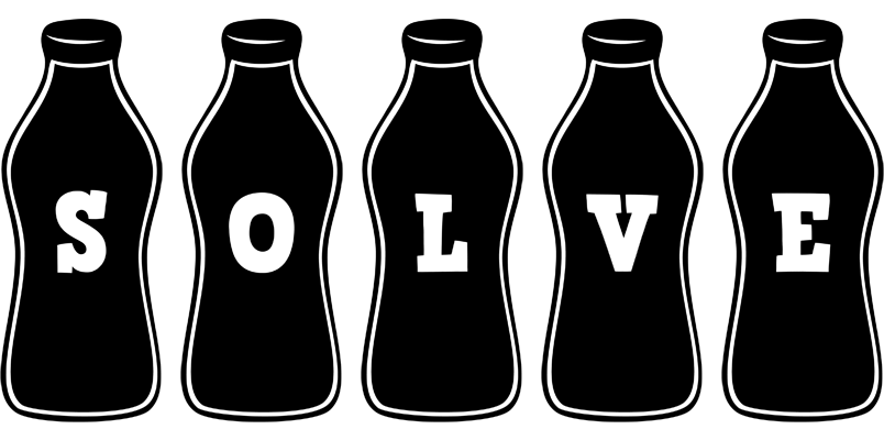 Solve bottle logo