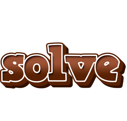 Solve brownie logo