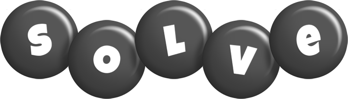 Solve candy-black logo